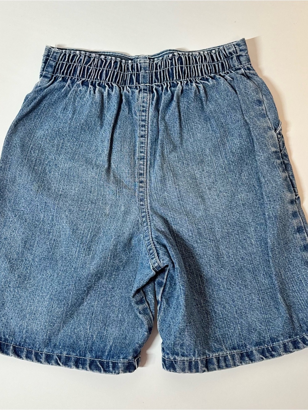 Vintage Elmo Kids Denim Shorts with Patch - Size 24m - Picture 4 of 6